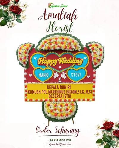 Karangan Papan Bunga Pernikahan di Menara Peninsula – Ballroom